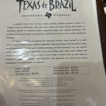 Texas de Brazil - Prices - Brazilian Near Me - Orlando, Florida Texas de Brazil - Prices - Brazilian Near Me - Orlando, Florida