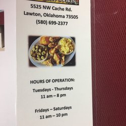 Mrs GG's Southern Cookin' - Front page of the menu