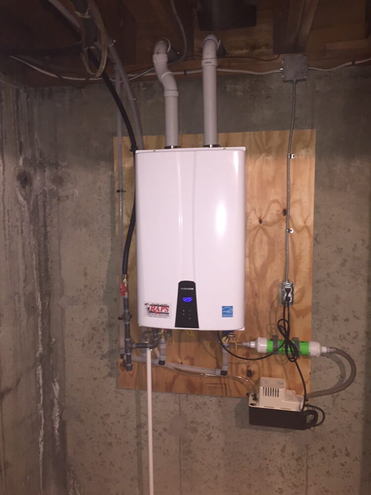 Slide of RAPS Plumbing Heating Cooling & Drain services