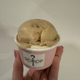 Brown sugar cookie dough and chocolate peanut butter pretzel