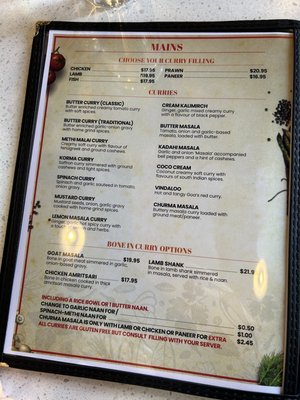 Menu photo 5 Village Curry & Spice Richmond, BC
