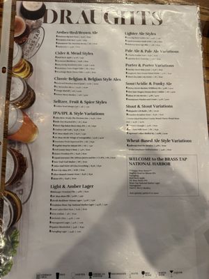 Menu photo 4 The Brass Tap Oxon Hill, MD