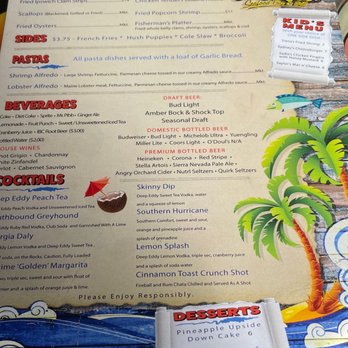 Casual Clam - a menu for a restaurant - Seafood Near Me - St. Petersburg, Florida Casual Clam - a menu for a restaurant - Seafood Near Me - St. Petersburg, Florida