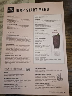Menu photo 5 First Watch Orlando, FL