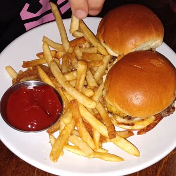 Graze - Mini cheeseburgers and fries. - New American Near Me - Mount Pleasant, South Carolina