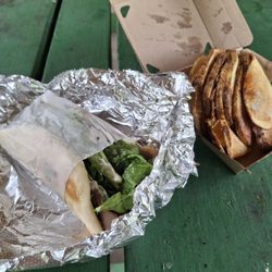 Gyro and cottage fries