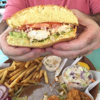 Tide Tables - Cross view of the fish sandwich. The fish tacos looked great as well. - Seafood Near Me - Cortez, Florida Tide Tables - Cross view of the fish sandwich. The fish tacos looked great as well. - Seafood Near Me - Cortez, Florida