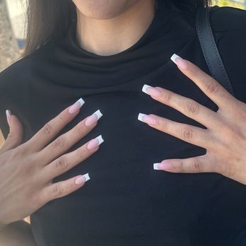 MOI Nails Studio - French tip medium length - Nail Salons Near Me - Los Angeles, California