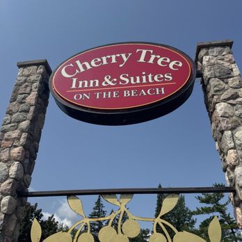 Cherry Tree Inn & Suites - Front sign - Hotels Near Me - Traverse City, Michigan