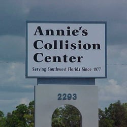 Annie's Collision Center - Our sign