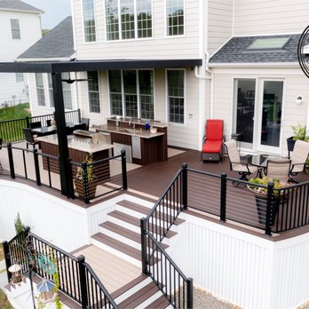 Barrett Outdoors - Curved Trex Deck - General Contractors Near Me - Allentown, New Jersey Barrett Outdoors - Curved Trex Deck - General Contractors Near Me - Allentown, New Jersey