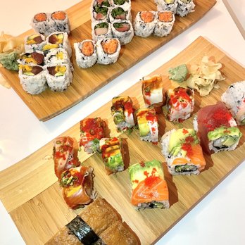KanaHashi - Tuna mango avocado, spicy tuna, California Roll, Samurai Roll, Rainbow Roll and Yellowtail Jalapeno Roll - Japanese Near Me - Brooklyn, New York KanaHashi - Tuna mango avocado, spicy tuna, California Roll, Samurai Roll, Rainbow Roll and Yellowtail Jalapeno Roll - Japanese Near Me - Brooklyn, New York