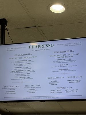 Menu photo 1 Chapresso San Marino, CA Menu photo 1 Chapresso San Marino, CA