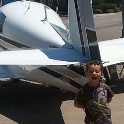 Gillespie Field Golden State Flying Club - Gabes so excited for sammy