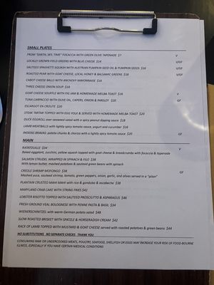 Menu photo 2 Silver Fork Manchester, VT