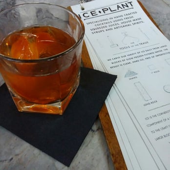 The Ice Plant - Old fashion - Cocktail Bars Near Me - St. Augustine, Florida