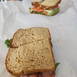 Claudette's Sandwich Shop - Roast Beef Sandwich and roasted turkey with the works