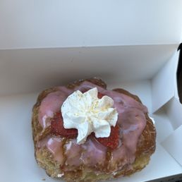Strawberry shortcake donut Strawberry shortcake donut