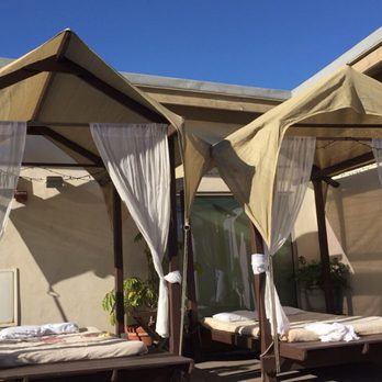 Trilogy Spa - Like a fancy hotel, but you don't have to reserve these cabanas. They're included in your spa day! - Day Spas Near Me - Manhattan Beach, California Trilogy Spa - Like a fancy hotel, but you don't have to reserve these cabanas. They're included in your spa day! - Day Spas Near Me - Manhattan Beach, California