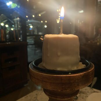 Valle - My special candle birthday cake was delicious surprise! - Wine Bars Near Me - Oceanside, California