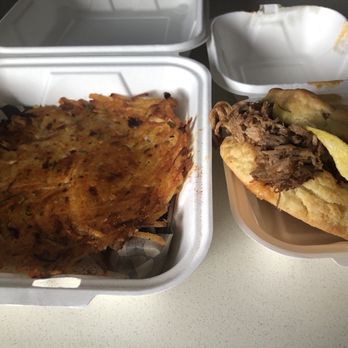 Pine State Biscuits - Hash Browns and pork egg biscuit - Breakfast & Brunch Near Me - Portland, Oregon
