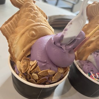 Sweet Society - Ube with toasted almonds - Desserts Near Me - Baton Rouge, Louisiana Sweet Society - Ube with toasted almonds - Desserts Near Me - Baton Rouge, Louisiana