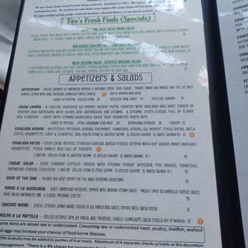 Tito's Ceviche & Pisco - Menu January 2026 - Peruvian Near Me - New Orleans, Louisiana Tito's Ceviche & Pisco - Menu January 2026 - Peruvian Near Me - New Orleans, Louisiana