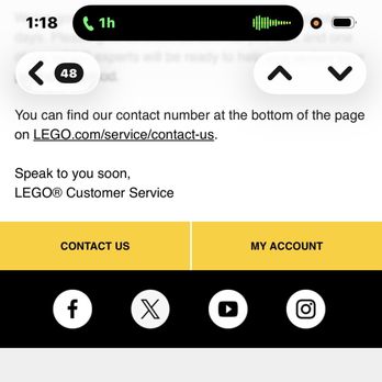 Lego - Support your local LEGO brick and mortar retail store, do not buy Lego online, their customer service is a long 1 hr+ wait! - Toy Stores Near Me - Los Angeles, California Lego - Support your local LEGO brick and mortar retail store, do not buy Lego online, their customer service is a long 1 hr+ wait! - Toy Stores Near Me - Los Angeles, California
