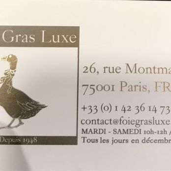 Foie Gras Luxe - Specialty Food Near Me - Paris, 75