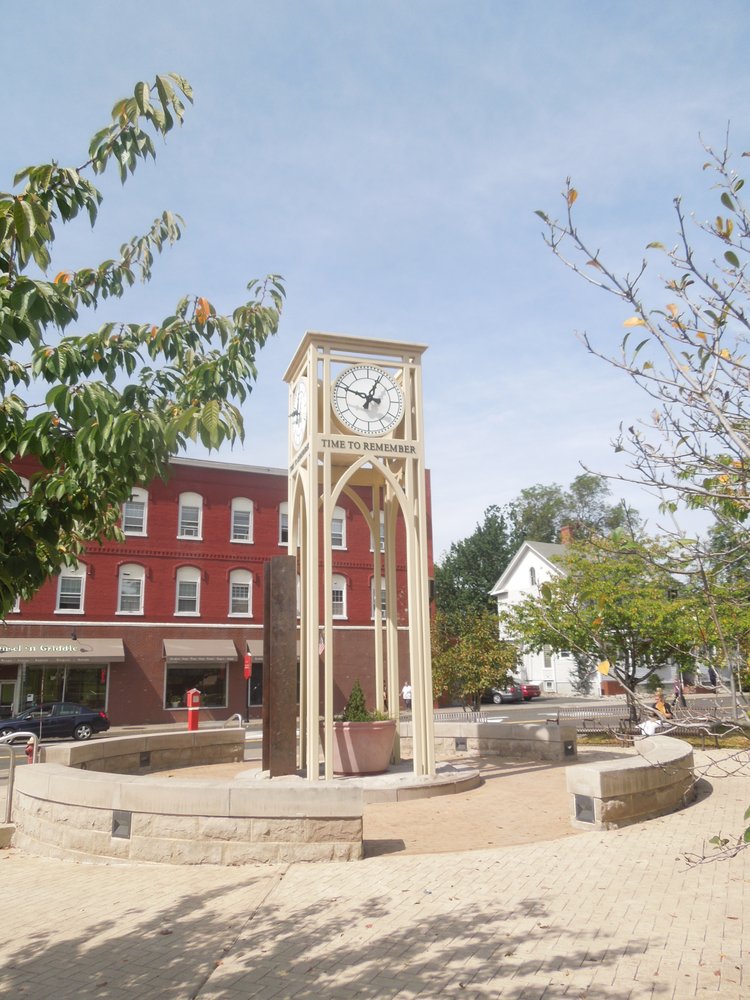 9/11 MEMORIAL CLOCK Updated October 2025 West Main St Somerville