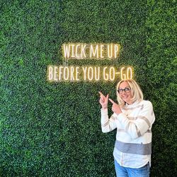 Romney Brown Candle Company - Take a pic in front of our sign!