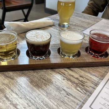 The Richfield Brewing - Flight of beer - Breweries Near Me - Richfield, Ohio
