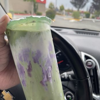 Jade Lounge - Ube Matcha with boba - Desserts Near Me - Tacoma, Washington