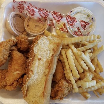 Raising Cane's Chicken Fingers - The Caniac Combo: 6 piece tenders, fries, texas toast, coleslaw and sauce. (Our First Visit) - Chicken Shop Near Me - Midlothian, Virginia Raising Cane's Chicken Fingers - The Caniac Combo: 6 piece tenders, fries, texas toast, coleslaw and sauce. (Our First Visit) - Chicken Shop Near Me - Midlothian, Virginia
