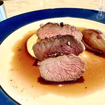 Au Bon Coin - Steak with duck confit fried potatoes, flawless - French Near Me - Knoxville, Tennessee