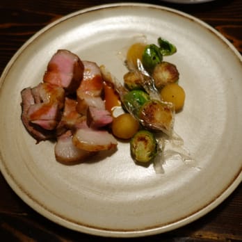 The Farmer's Apprentice - Pork From North Thompson, Brussels Sprout - French Near Me - Vancouver, British Columbia