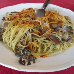 Da Enrico - Spaghetti Vongole Bottarga (with venus clams and roe)