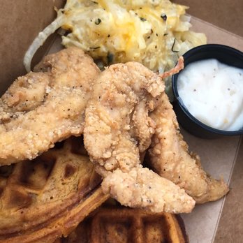 Seasoned by Spiffy Catering - Chicken & waffles and the best potatoes ever - Caterers Near Me Seasoned by Spiffy Catering - Chicken & waffles and the best potatoes ever - Caterers Near Me