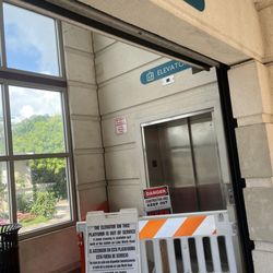 Tri-Rail Lake Worth Station - Elevators, bridge, and stairs closed