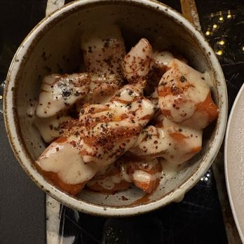 Black Pearl - POTATOES-- HONEY / FENNEL POLLEN / PIMENTÓN - Japanese Near Me - Palm Valley, Florida Black Pearl - POTATOES-- HONEY / FENNEL POLLEN / PIMENTÓN - Japanese Near Me - Palm Valley, Florida