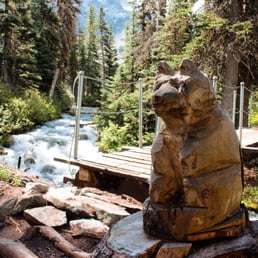 One of the sculptures on the trail