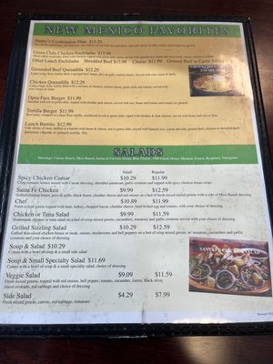 Menu photo 8 Jimmy's Cafe On Jefferson Albuquerque, NM