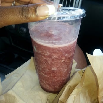 Brew-n-Bake - Strawberry Smoothie, turned into a strawberry syrup drink within a few minutes of leaving. - Coffee & Tea Near Me - Lake Jackson, Texas Brew-n-Bake - Strawberry Smoothie, turned into a strawberry syrup drink within a few minutes of leaving. - Coffee & Tea Near Me - Lake Jackson, Texas