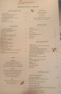 Menu photo 1 Primrose Las Vegas, NV Menu photo 1 Primrose Las Vegas, NV