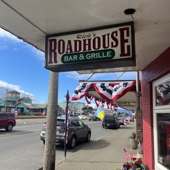 Rick's Roadhouse - a view of the road and grill - Bars Near Me - Rockaway, Oregon Rick's Roadhouse - a view of the road and grill - Bars Near Me - Rockaway, Oregon