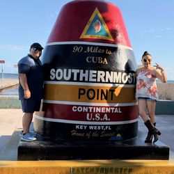 Southernmost Point Buoy - I'm down south, but I'm not down under