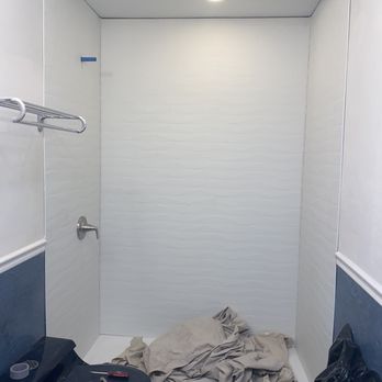 American Vision Baths - New Shower walls, ceiling, and new fixture. - Kitchen & Bath Near Me - Santa Clara, California