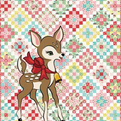 Regal Fabrics and Gifts - Deer Christmas Kit by Urban Chiks for Moda