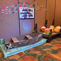 Lake of the Torches Resort Casino - Decor in banquet room