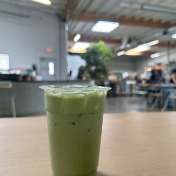 Mast Coffee - Iced matcha with lavender syrup - Coffee & Tea Near Me - Sacramento, California Mast Coffee - Iced matcha with lavender syrup - Coffee & Tea Near Me - Sacramento, California